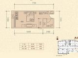 惠通才郡_1室0厅1卫 建面34平米