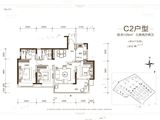 蓝光雍锦半岛_3室2厅2卫 建面126平米