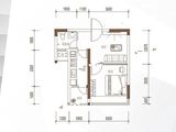 隆生金山湖中心_1室1厅1卫 建面49平米