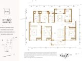 东原启城_4室2厅2卫 建面142平米