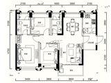 华发中央公园_3室2厅2卫 建面93平米