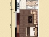 合生广场（商用）_A#/B#011/012户型 建面53平米