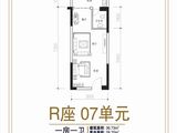 清新商务大厦_1室1厅1卫 建面36平米