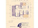 华盛城市花园_4室2厅2卫 建面111平米