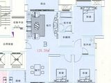 龙腾豪园_3室2厅2卫 建面129平米