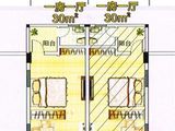 畔山花园_1室1厅1卫 建面30平米