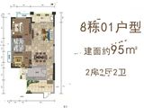 华侨城_2室2厅2卫 建面95平米