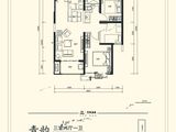 中国铁建青秀嘉苑_3室2厅1卫 建面95平米