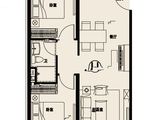 碧桂园琅辉_2室2厅1卫 建面91平米