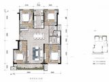 中南玖宸_4室2厅2卫 建面125平米