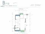 招商愉樾_3室2厅2卫 建面93平米