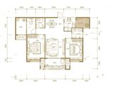 国贸天悦_3室2厅2卫 建面105平米