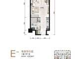 石家庄宝能中心_1室1厅1卫 建面53平米