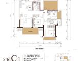 融创九棠府_3室2厅2卫 建面110平米