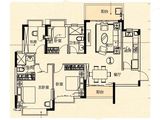 恒大龙江翡翠_4室2厅2卫 建面136平米