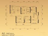 汇景外滩8号_4室2厅2卫 建面141平米