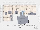 奥园城市天地_04栋底层商铺平面图1层 建面250平米