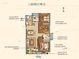 中洲花溪地_3室2厅2卫 建面89平米