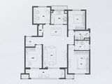 万科新都会_4室2厅2卫 建面136平米