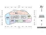 骏豪中央公园广场写字楼_A7号楼五层平面图 建面0平米