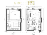 利锦府_1室1厅2卫 建面55平米