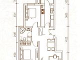 长阳光和作用_2室1厅1卫 建面89平米