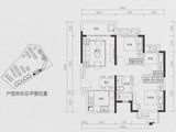 恒大望江华府_3室2厅1卫 建面89平米