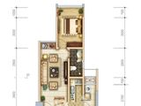 雄飞新园名都坚果社区_1室2厅1卫 建面57平米