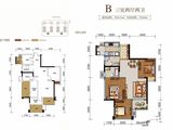 香槟城公园1号_3室2厅2卫 建面91平米