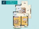 万创都市公馆_2室2厅1卫 建面74平米