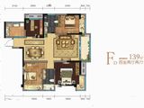 轩辕湖壹號_4室2厅2卫 建面139平米