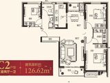 正道和苑_3室2厅1卫 建面126平米