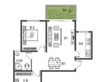 腾盛第五城_2室2厅1卫 建面80平米