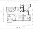 天山国府壹號_4室2厅2卫 建面214平米