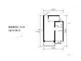 万科翡翠滨江_1室1厅1卫 建面91平米