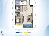 石林西湖紫园_2室2厅1卫 建面89平米