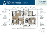 虎门滨海城_4室2厅2卫 建面124平米