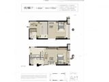 华鸿国樾府_2室1厅2卫 建面66平米