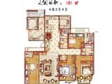 绿地香奈_4室2厅4卫 建面181平米