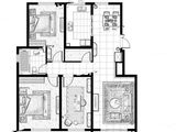 奥体紫兰园_3室2厅1卫 建面132平米