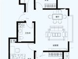 水发润城汀园_3室2厅1卫 建面96平米