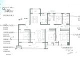 保利云禧_4室2厅2卫 建面140平米