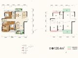 琼宇天伦百汇_3室2厅2卫 建面126平米