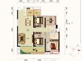 金钟新悦城_4室2厅2卫 建面118平米