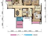 唯康水岸豪庭_3室2厅2卫 建面134平米