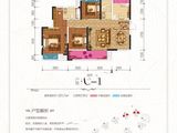 美美世界城市商业广场_3室2厅2卫 建面127平米