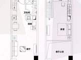 泉州恒大都市广场_1室2厅1卫 建面53平米