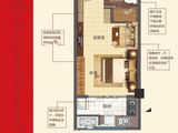 中扬国际城_1室1厅1卫 建面50平米