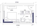 中电银河湾小高层_1室1厅1卫 建面30平米