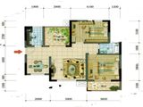 四通南城学府_2室2厅1卫 建面89平米